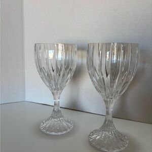 Mikasa Park Lane crystal wine glasses or water goblets